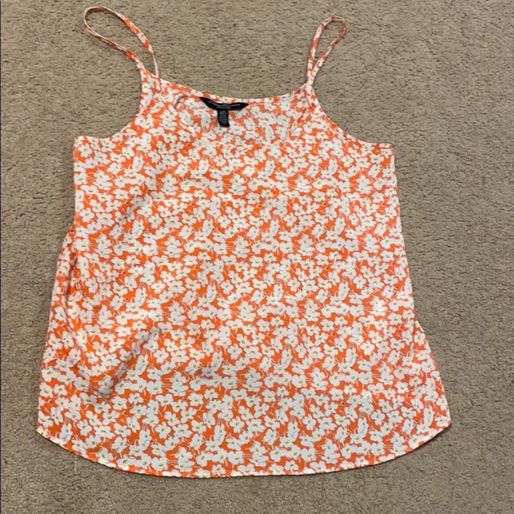 Floral summer tank size L